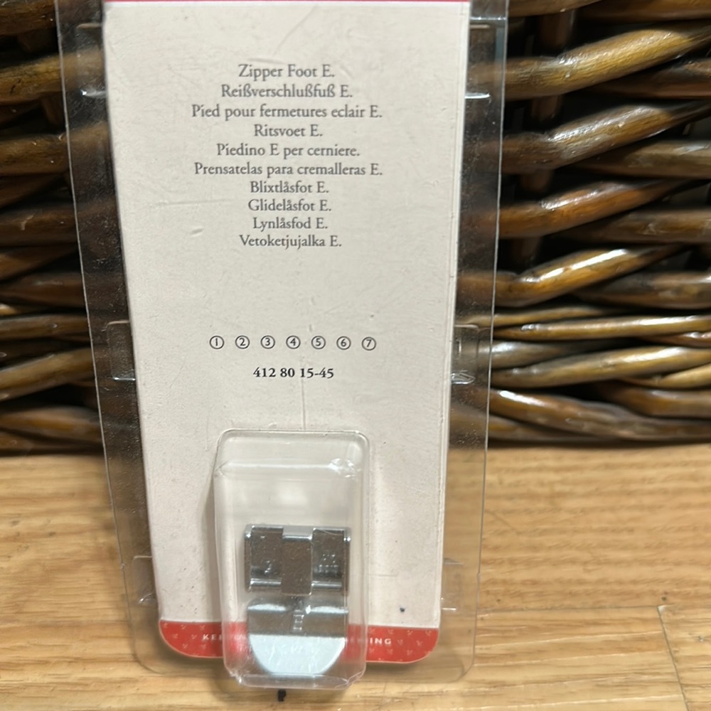 Zipper Foot E